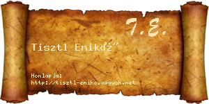 Tisztl Enikő névjegykártya